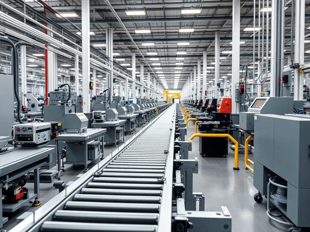 Automated Production Line — Manufacturing automation project